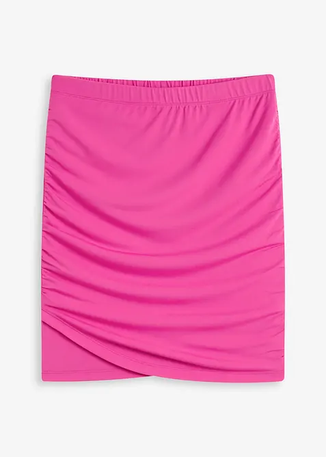 Miniskjørt med rynking, bonprix