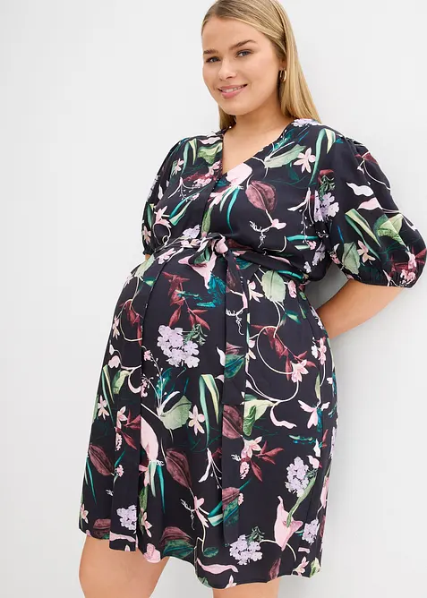 2-i-1-mammakjole i skjortekjole-modell og lett viskose, bonprix