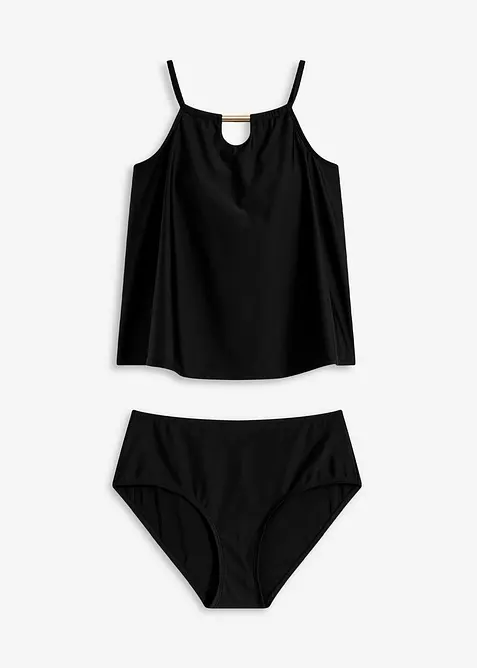 Tankini med cut out ved utringningen (2-delt sett), bonprix