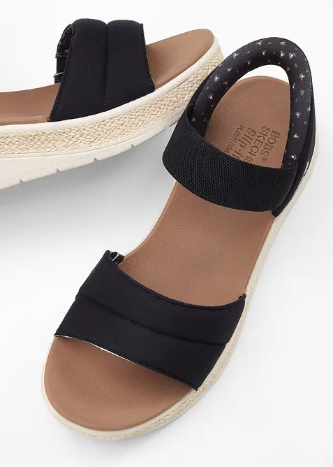 Slip-on sandal med kilehæl fra Skechers, Skechers