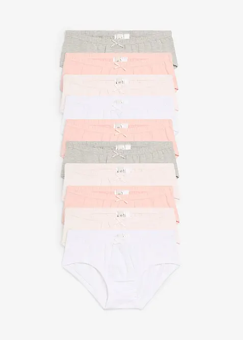 Hipstertruse med myk bomull (10-pack), bonprix