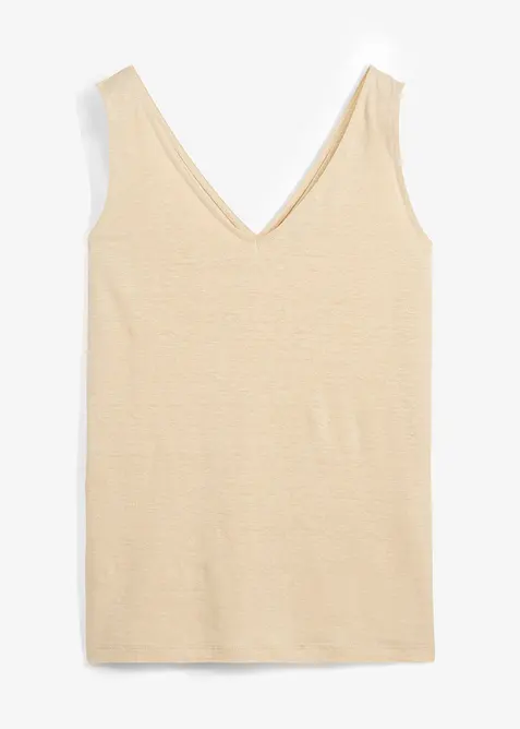 Singlet i lin, bonprix