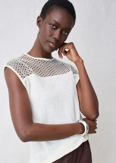 Topp i 100% lin, bonprix