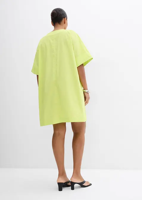 Tunikakjole i &oslash;kologisk bomull, bonprix