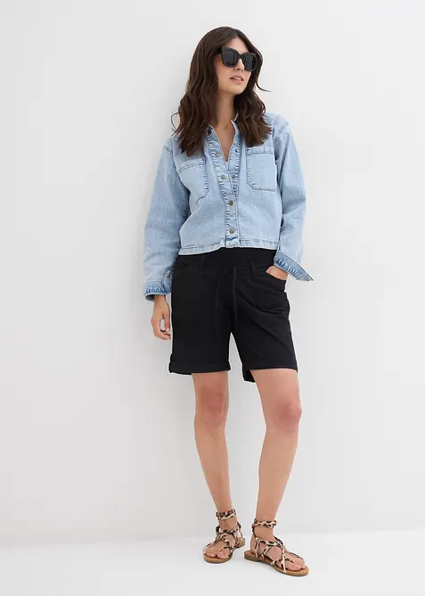 2-i-1-mamma-bermudashorts og shorts med oppbrett, bonprix