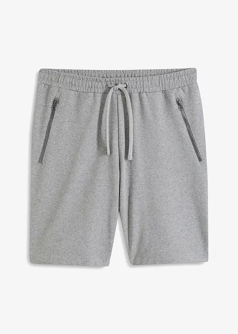 Sweat-bermudashorts med praktiske glidel&aring;slommer, bonprix