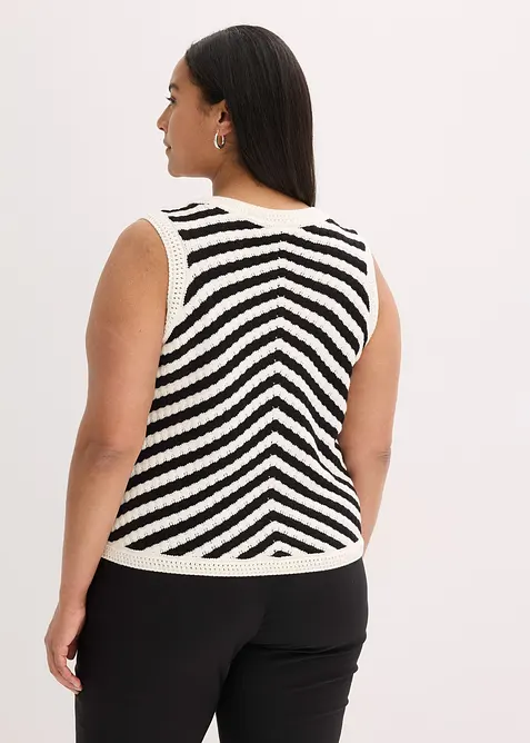 Strikket topp, bonprix