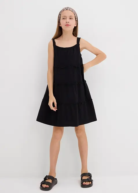 Stroppekjole i 100% økologisk bomull, bonprix