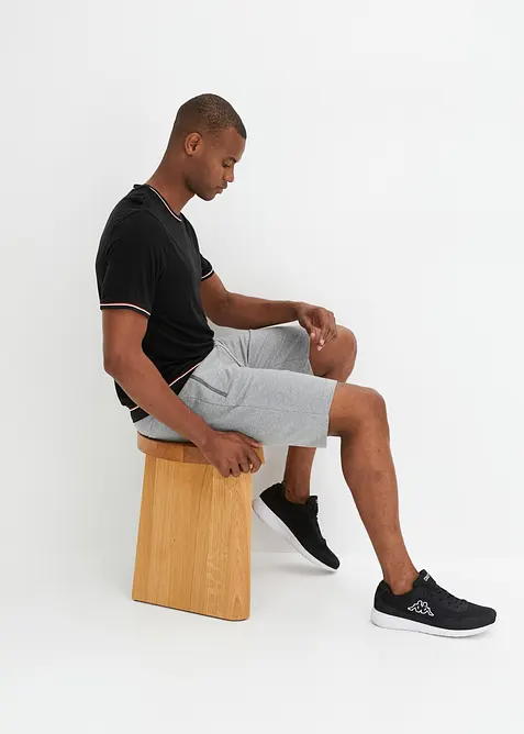 Sweat-bermudashorts med praktiske glidel&aring;slommer, bonprix