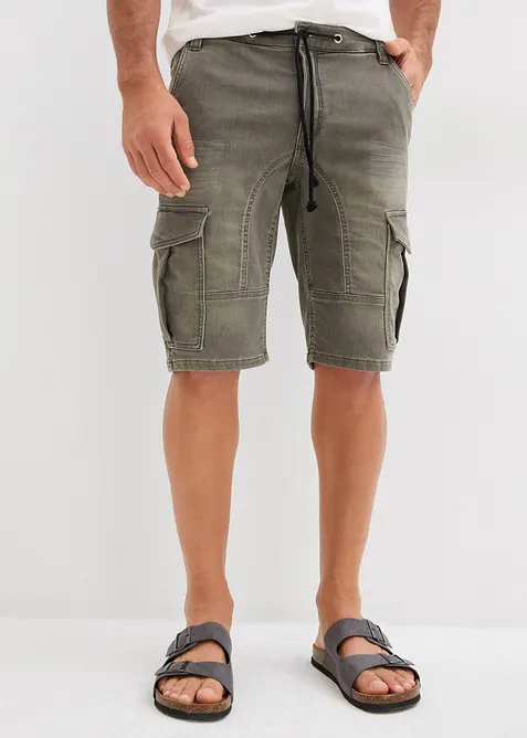 Bermudashorts i sweat-denim, Regular Fit, bonprix