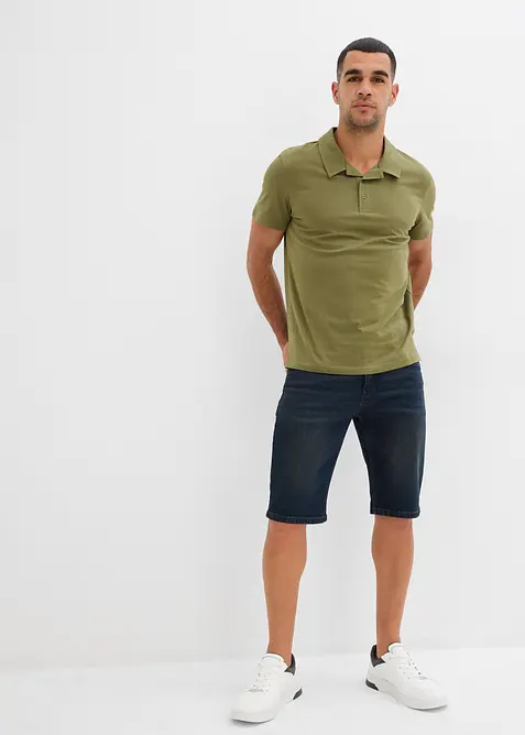 Bermudashorts i denim med stretch, Slim Fit, bonprix