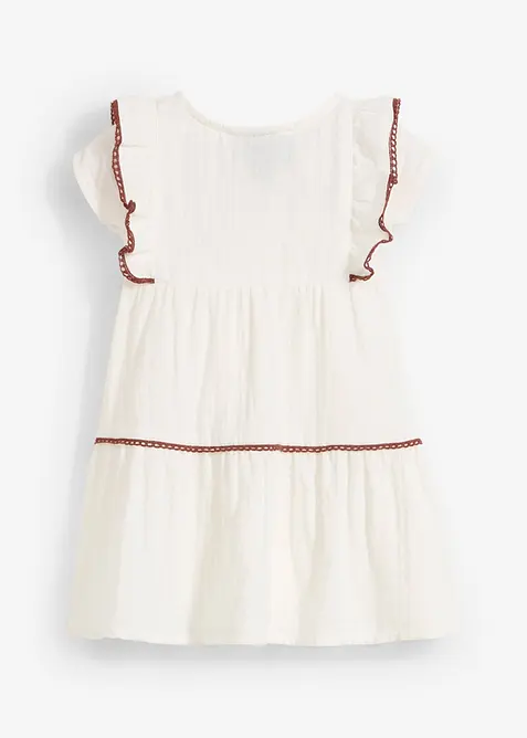 Kjole i musselin i 100% bomull, bonprix