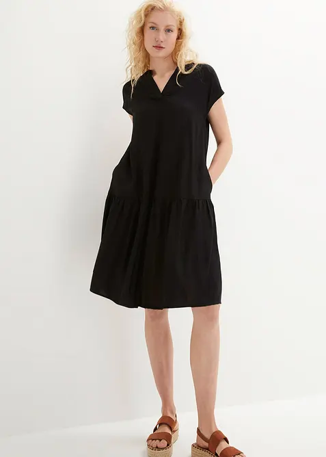 Tunikakjole i lett viskose, bonprix