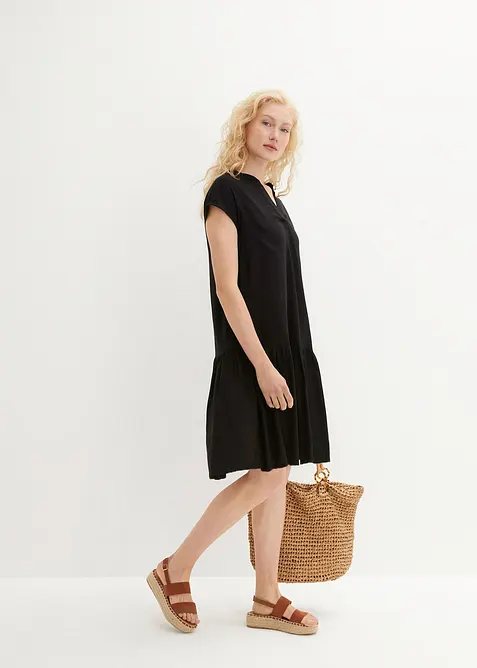 Tunikakjole i lett viskose, bonprix