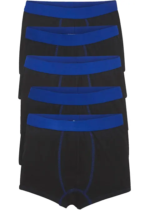 Boksershorts med myk bomull (5-pack), bonprix