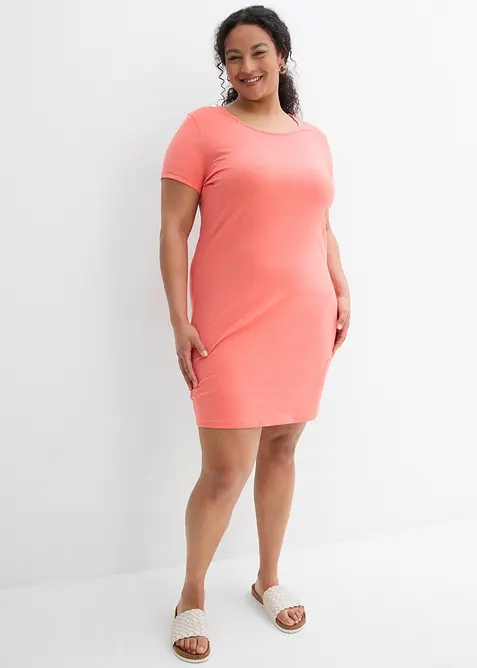 Jerseykjole i &oslash;kologisk bomull med stretch, bonprix