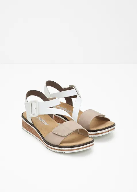Sandaler fra Rieker med polstret inners&aring;le, Rieker