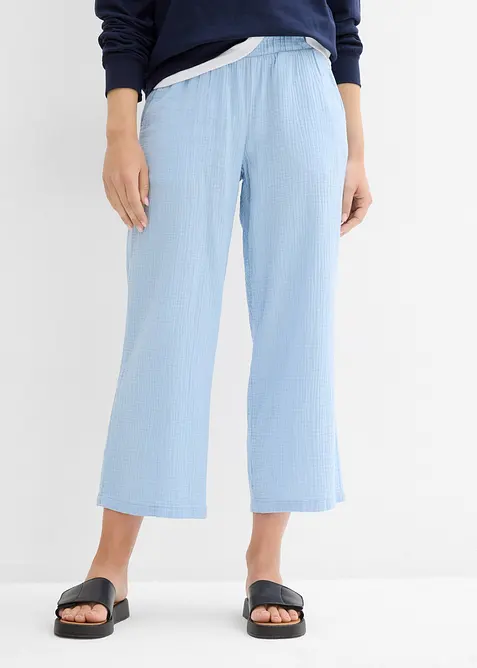 Culottes i bomullsmusselin, bonprix