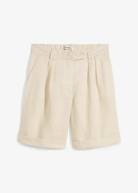 Bermudashorts i 100% lin, bonprix