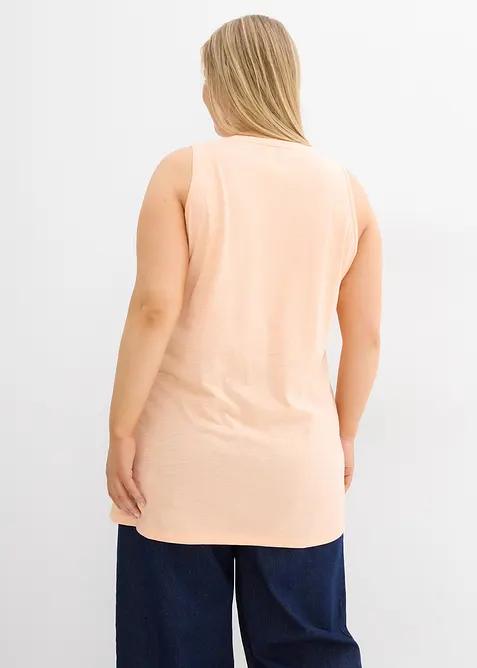 Lang topp i ren &oslash;kologisk bomull (2-pack), bonprix