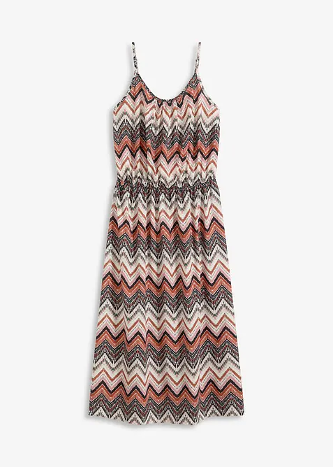 Stroppekjole med trykt m&oslash;nster, bonprix