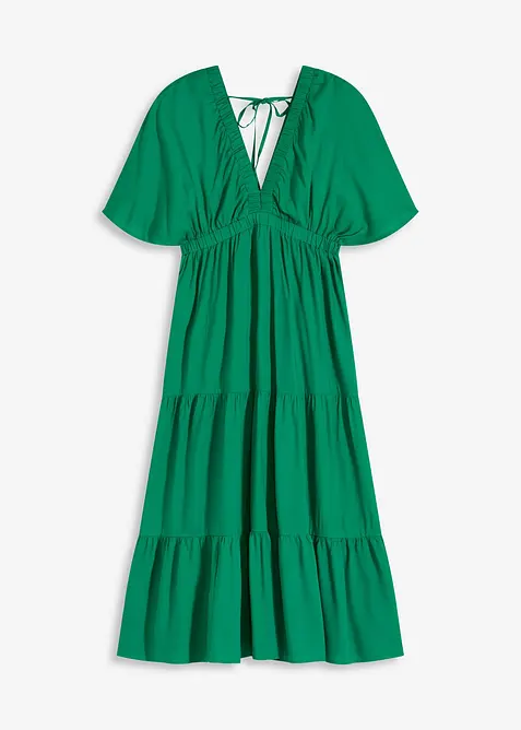 Midikjole i lett viskose, bonprix