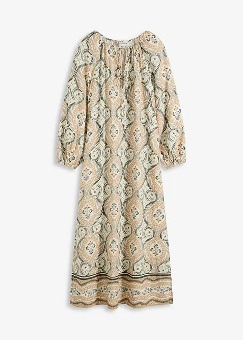 Kaftankjole i lett viskose med trykt mønster, bonprix