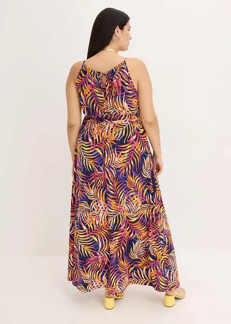 Jerseykjole med trykt m&oslash;nster, bonprix