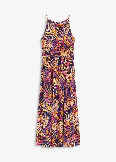 Jerseykjole med trykt m&oslash;nster, bonprix