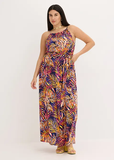 Jerseykjole med trykt m&oslash;nster, bonprix