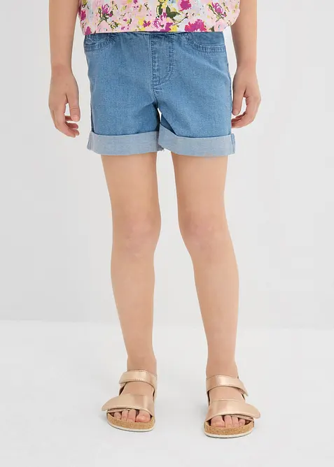 Jeansshorts Mid Waist, bonprix