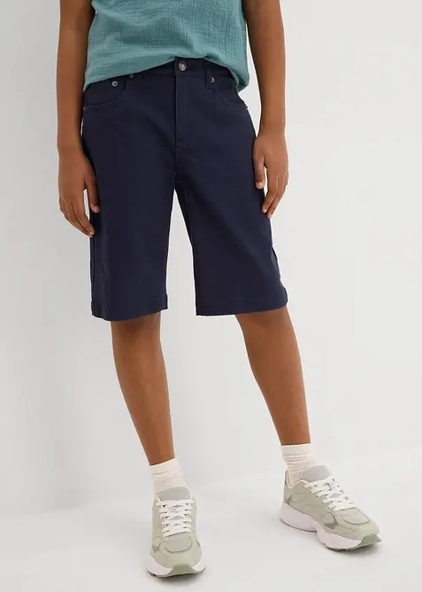 Bermudashorts med stretch og regulerbar linning, Regular Fit, bonprix