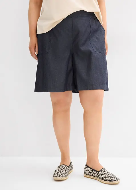 Pull on-shorts med kjølende lin, bonprix