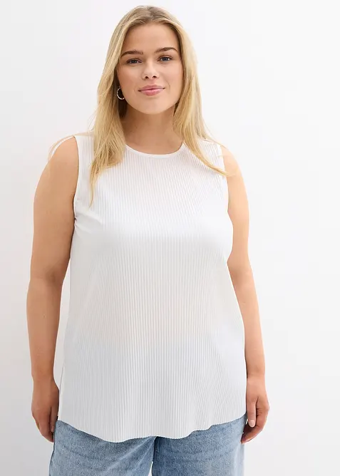 Blusetopp i resirkulert polyester, bonprix