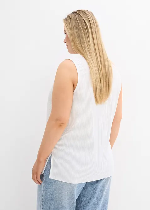 Blusetopp i resirkulert polyester, bonprix