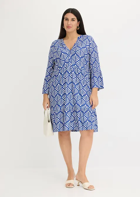 Tunikakjole i jersey i myk viskosemiks, bonprix