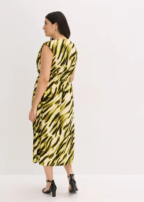 Jerseykjole med vaffels&oslash;m, bonprix