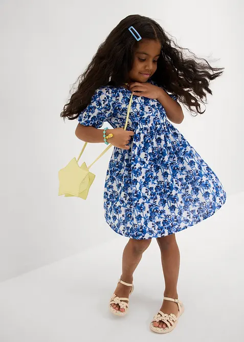 Kjole av myk musselin, bonprix