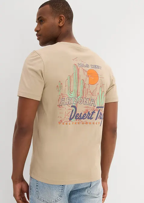 T-skjorte i ren økologisk bomull, bonprix