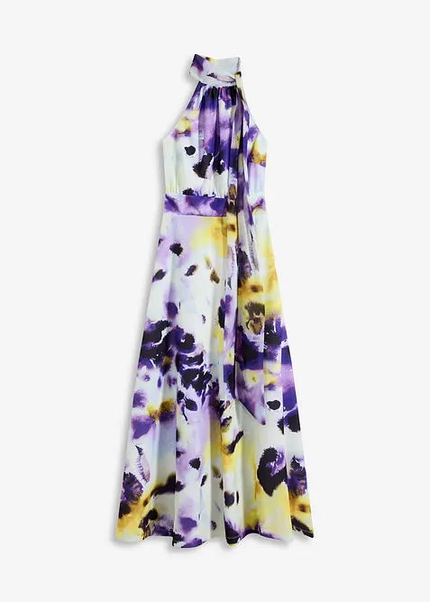 Maxikjole i formstabilt scuba-materiale, bonprix