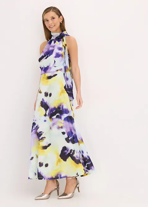 Maxikjole i formstabilt scuba-materiale, bonprix