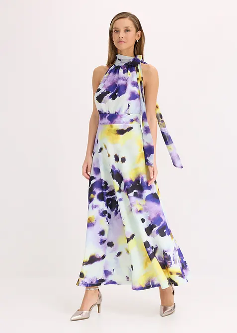 Maxikjole i formstabilt scuba-materiale, bonprix