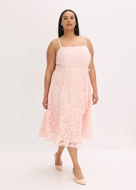 Blondekjole med pynt på stroppene, bonprix