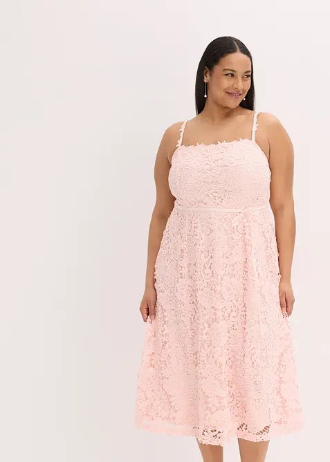 Blondekjole med pynt på stroppene, bonprix