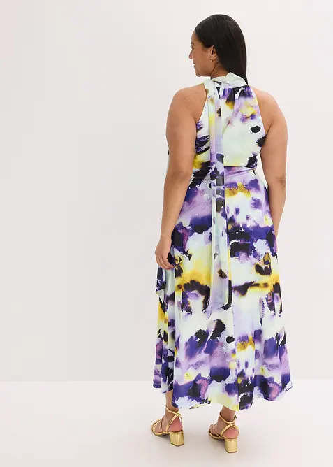 Maxikjole i formstabilt scuba-materiale, bonprix