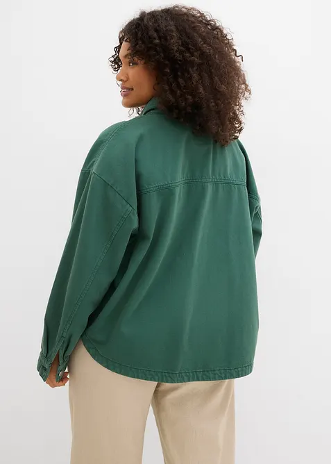 Skjortejakke i ren bomull, bonprix