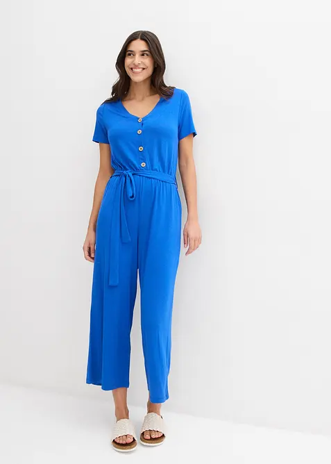 Jersey-jumpsuit i viskosemiks, bonprix