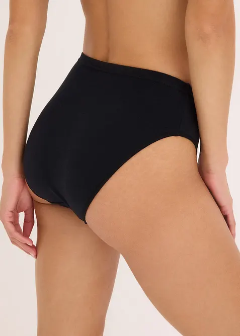 Truse med h&oslash;y midje og &oslash;kologisk bomull (7-pack), bonprix