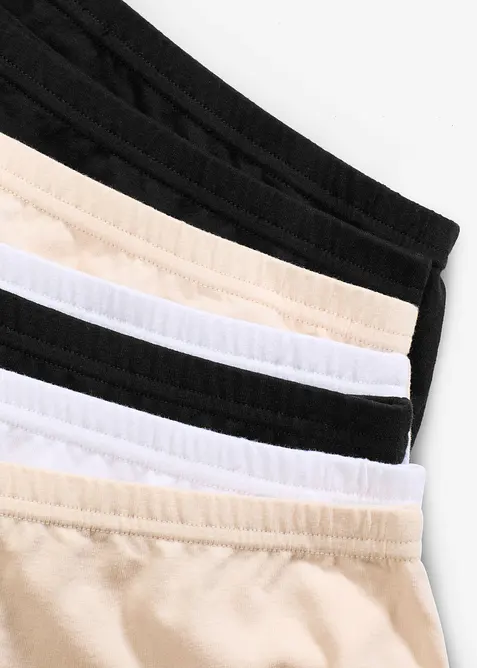 Truse med høy midje og økologisk bomull (7-pack), bonprix