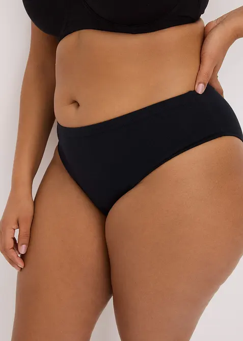 Truse med høy midje og økologisk bomull (7-pack), bonprix